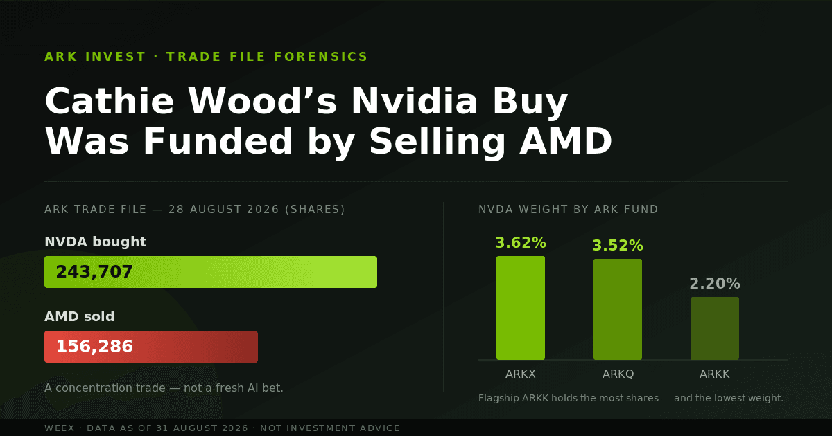 Cathie Wood Nvidia Stock Purchase: What ARK's August Buys Show